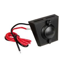 Single Power Socket with Mounting Panel