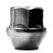 SILVER - M12 X 1.25 THREAD - 19MM HEX - 60° SEAT - OPEN ENDED WHEEL NUT